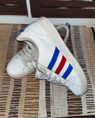 Scarpe Adidas 42 bianche rosse blu