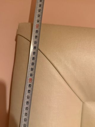 Cabecero de piel 1,65 cm