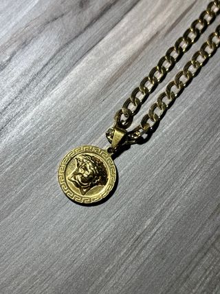 Cadena medusa tipo Versace de acero