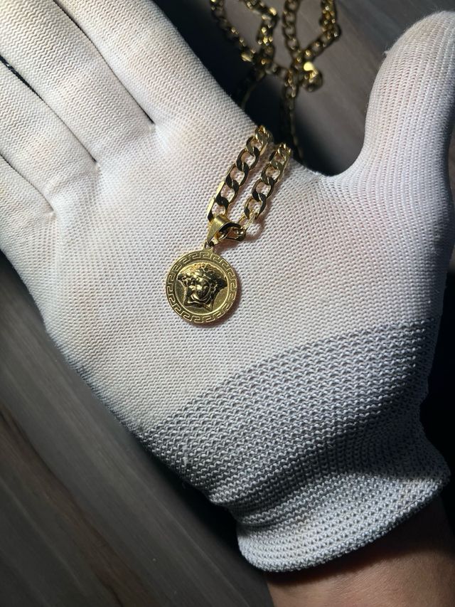 Cadena medusa tipo Versace de acero