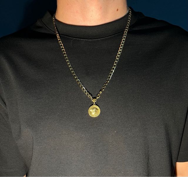 Cadena medusa tipo Versace de acero