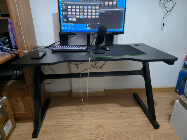 Mesa Gamer Negra