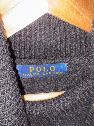 Jersey Polo Ralph Lauren Negro Cable Knit