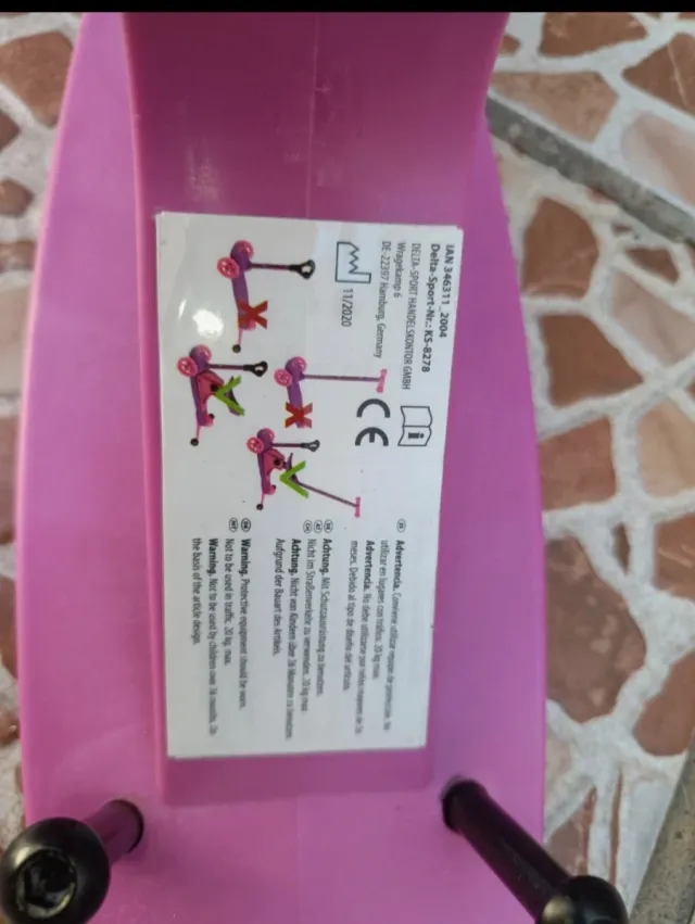 Patinete 4 en 1 Morado