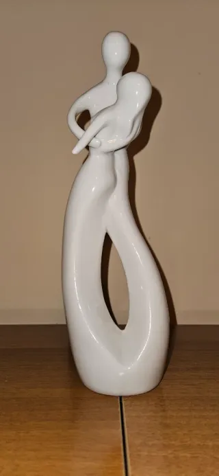 Statua Coppia P. Emme Porcellana