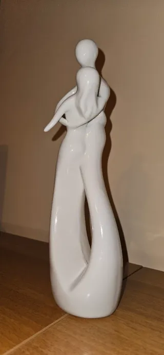 Statua Coppia P. Emme Porcellana