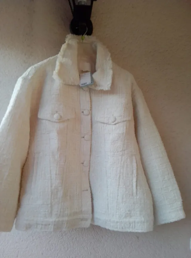 Chaqueta tejida mujer