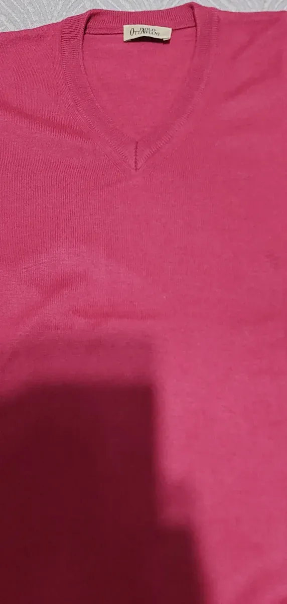 Maglione Uomo Scollo a V Rosso