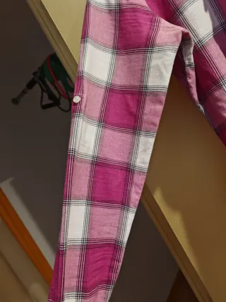 Camisa Americanino Rosa y Blanca