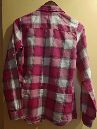 Camisa Americanino Rosa y Blanca