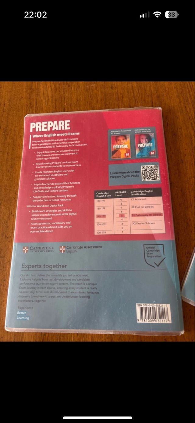 Prepare Level 5 Workbook with Digital Pack (Cam...