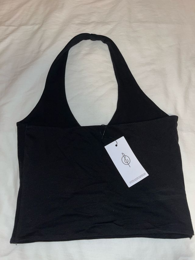 Top Stradivarius Negro