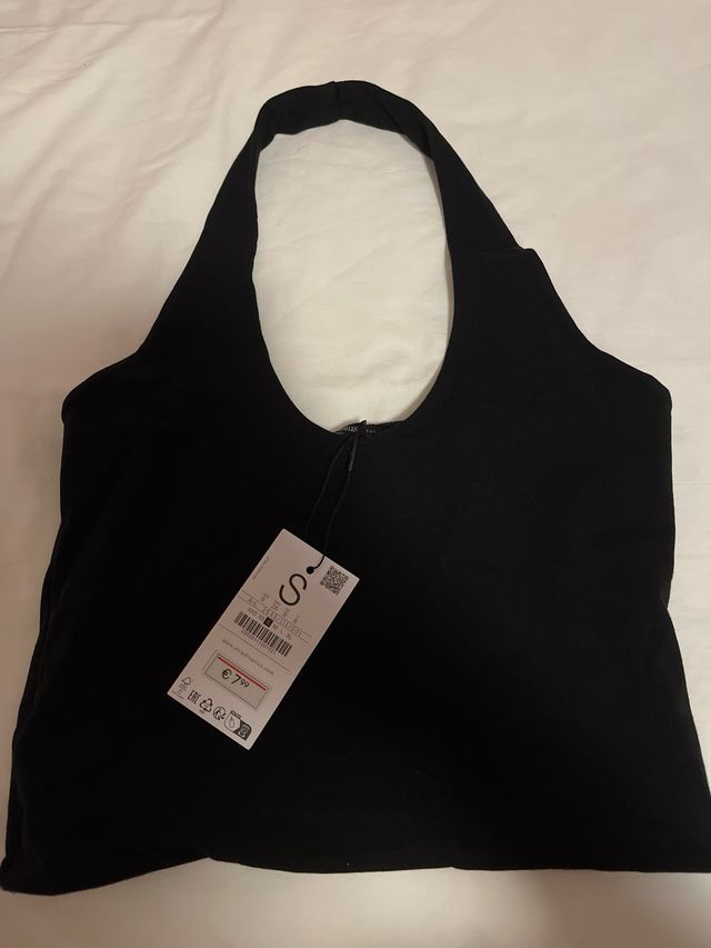 Top Stradivarius Negro