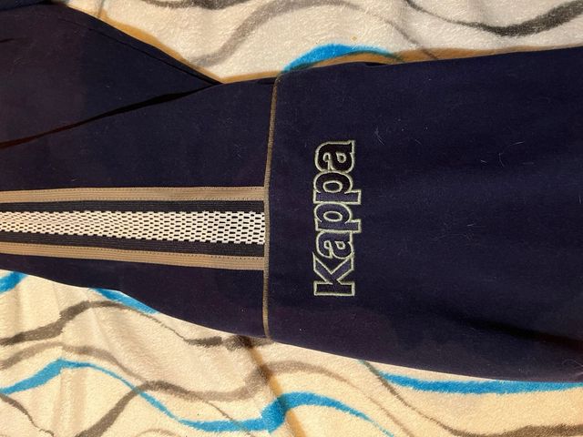 Pantalón Kappa Azul Marino Retro Vintage