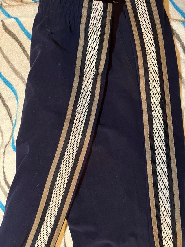 Pantalón Kappa Azul Marino Retro Vintage