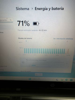  Ordenador Portátil hp AMD A6, 8RAM, WIN11