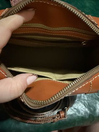 Bolso Ecologic Marrón Cuero Correa Ajustable