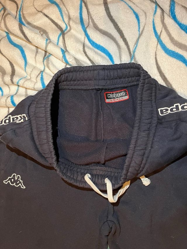 Pantalón Kappa deportivo retro azul marino