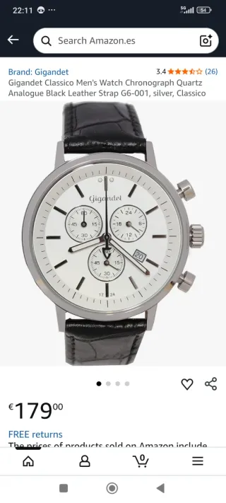 Reloj Gigandet Classico Chronograph