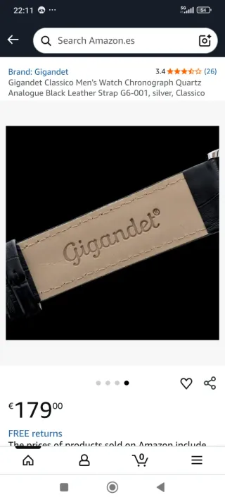 Reloj Gigandet Classico Chronograph