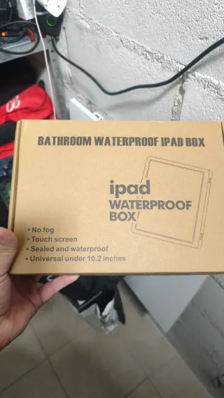 Funda impermeable para iPad/tablet baño