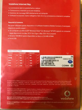 Chiavetta Internet Vodafone 3G Internet Key K3565Z