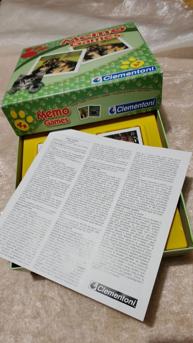 Gioco Clementoni Memo Games Cuccioli