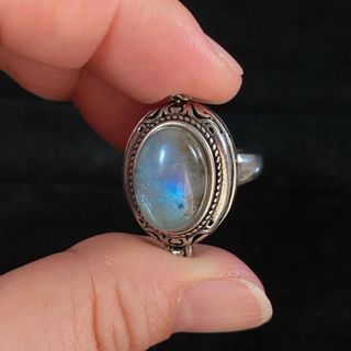 Anillo Labradorita Natural