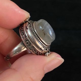 Anillo Labradorita Natural