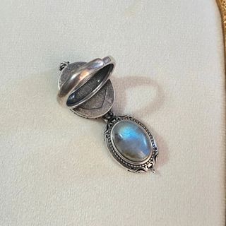 Anillo Labradorita Natural