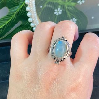 Anillo Labradorita Natural