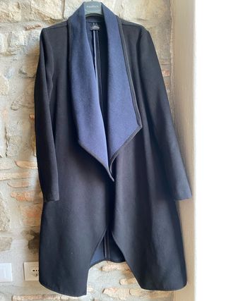 Oltre Cappotto Leggero Nero/Blu