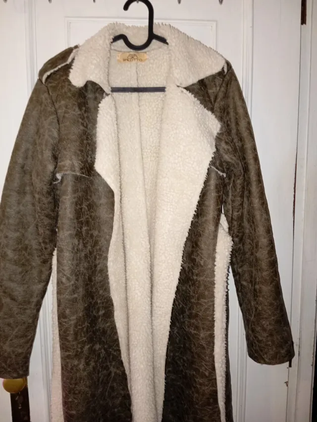 Abrigo largo mujer talla M