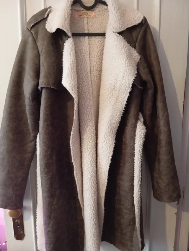 Abrigo largo mujer talla M