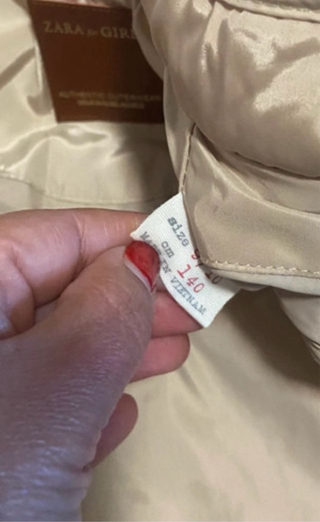 Chaleco niña Zara acolchado