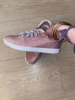 Zapatos Reebok Rosas Brillantes Talla 38