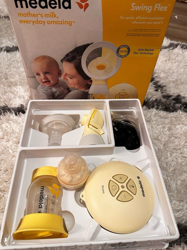 Sacaleches Medela Swing Flex con Accesorios