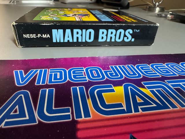 MARIO BROS NINTENDO NES CAJA PEQUEÑA 1986