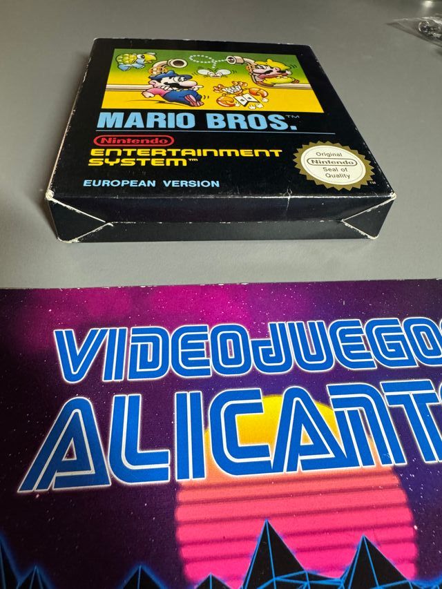 MARIO BROS NINTENDO NES CAJA PEQUEÑA 1986