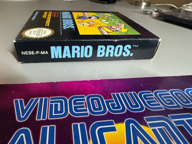 MARIO BROS NINTENDO NES CAJA PEQUEÑA 1986