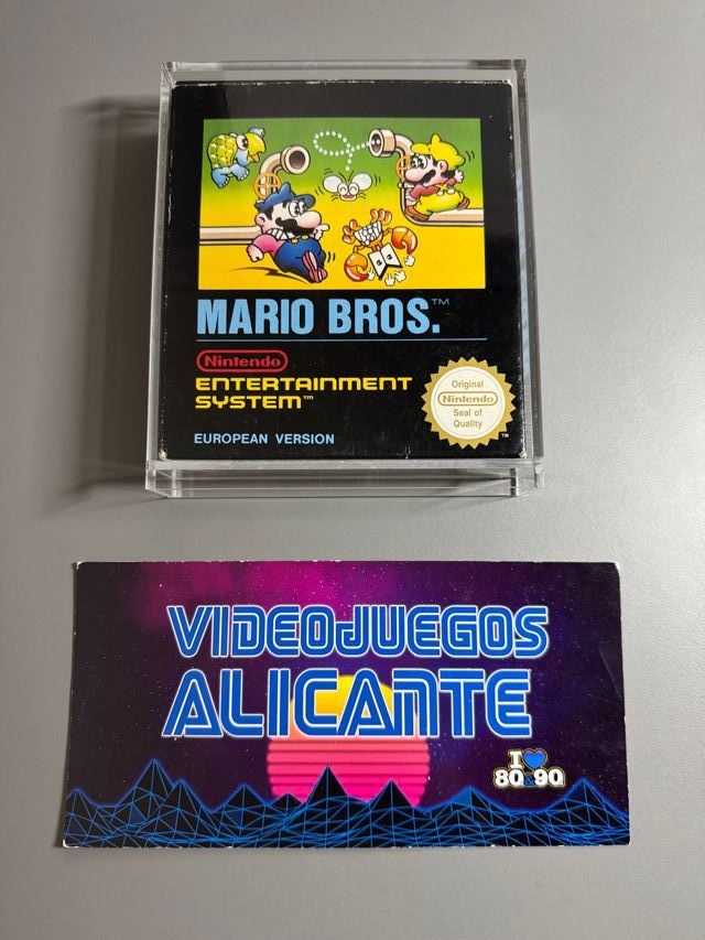 MARIO BROS NINTENDO NES CAJA PEQUEÑA 1986
