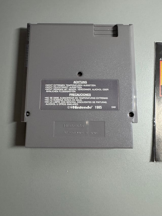 MARIO BROS NINTENDO NES CAJA PEQUEÑA 1986