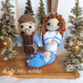 Belén Crochet 3 Figuras