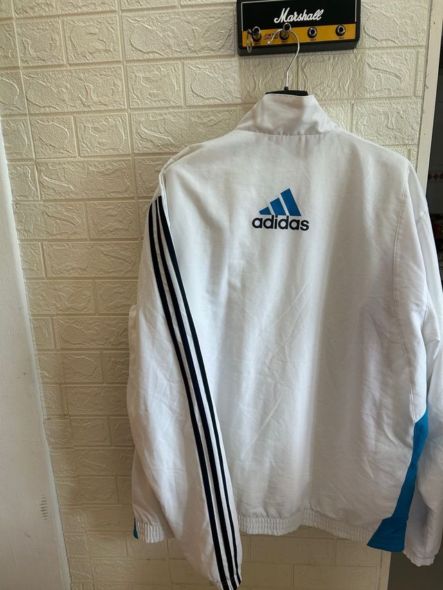 track jacket Adidas Blanca y Azul