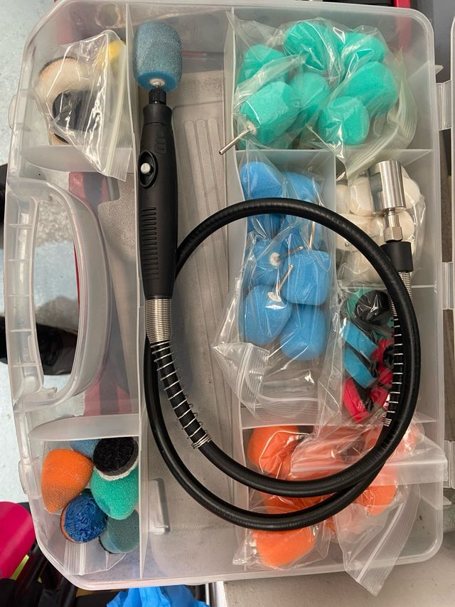 alargador para pulidora rotativa