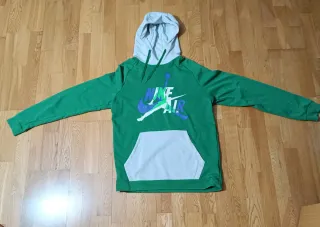Sudadera Jordan Verde y Gris