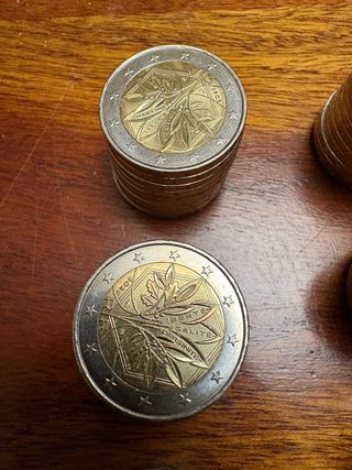 Lote 91 Monedas 2€ Francia (de año)