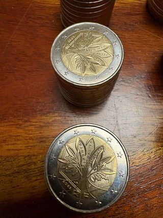 Lote 91 Monedas 2€ Francia (de año)