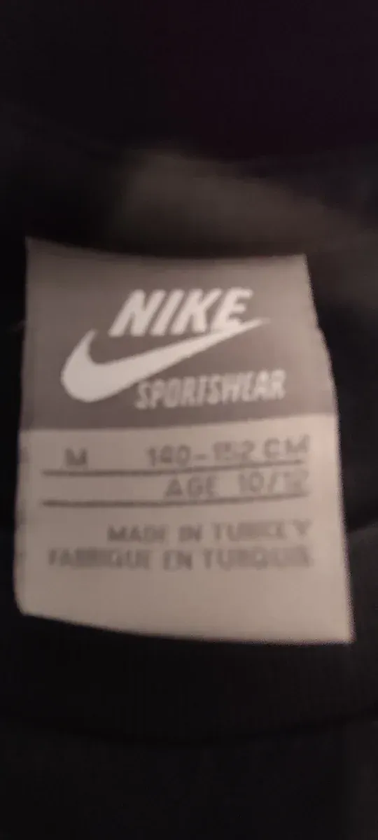 Camiseta deportiva Nike Negra Talla M