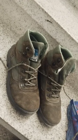 Botas Trekker Marrones y Verdes